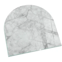 Tulup - Vloerplaat Voor Kachel - Grafsteen - Grijs - 100x100 Cm - Plaat Voor Onder Houtkachel