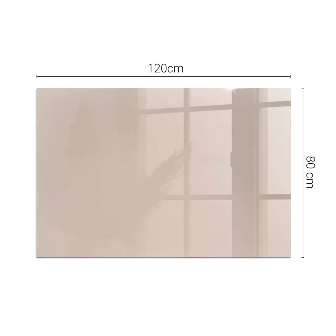 Tulup - Vloerplaat Voor Kachel - Rechthoekig - Oranje - 120x80 Cm - Plaat Onder Houtkachel