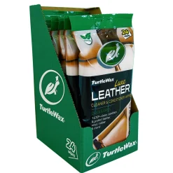 Turtle Wax 54097 Luxe Leather Cleaner & Conditioner Doekjes 24 Stuks