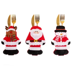 Tutumi Feestelijke Bestekhoes Stuks 311407 3st. Rood 18,5x11,5x18,5cm
