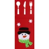 Tutumi Feestelijke Bestekhoes Stuks Kf333 3st. Rood 20x10x20cm