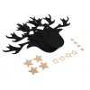 Tutumi Feestelijke Bestekhoes Stuks 311377a Reindeer 6st. Zwart 21x17x21cm