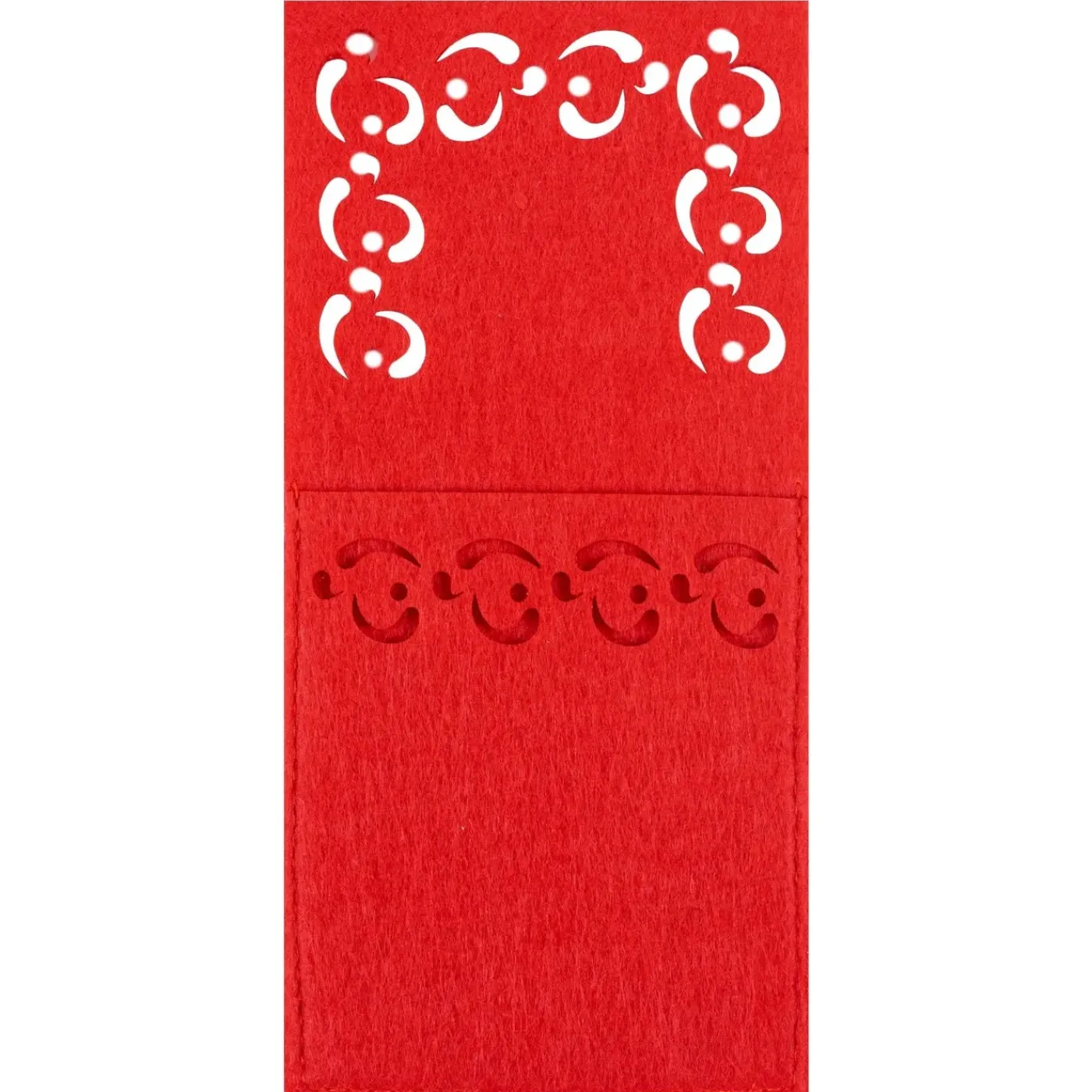 Tutumi Feestelijke Bestekhoes Stuks Kf357-4r 4st. Rood 20x10x20cm