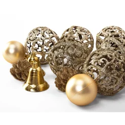 Tutumi Kerstballen 311437 101st. Roze Goud 6x6x6cm