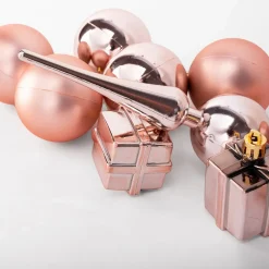 Tutumi Kerstballen 311437 101st. Roze Goud 6x6x6cm
