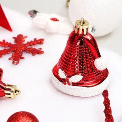 Tutumi Kerstballen Sysd1688-113 78st. Rood 6x6x6cm