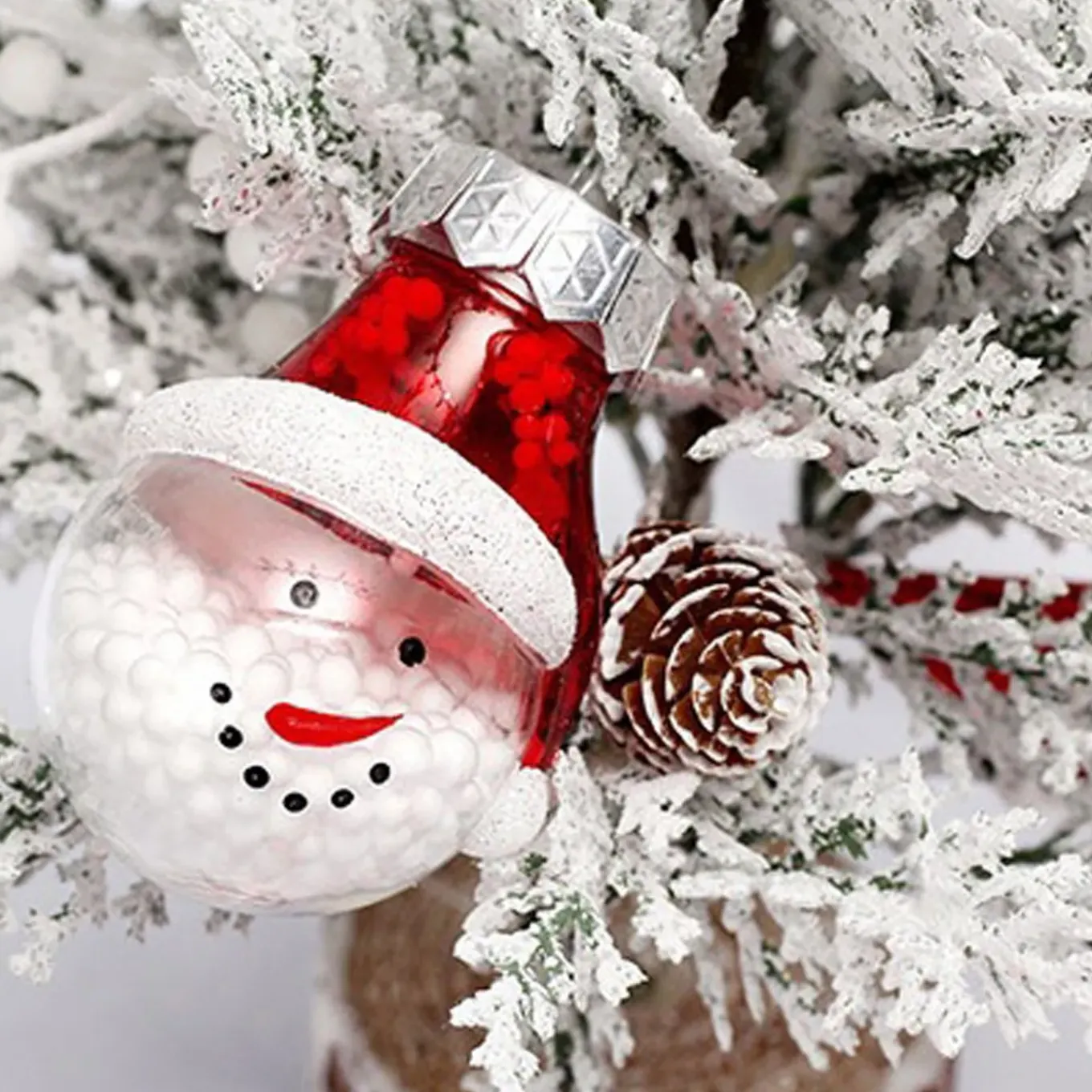 Tutumi Kerstballen Sysd1688-113 78st. Rood 6x6x6cm