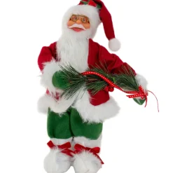 Tutumi Kerstdecoratie Kerstman 301251 Rood 30x15x29cm