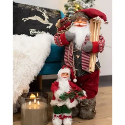 Tutumi Kerstdecoratie Kerstman 301251 Rood 30x15x29cm