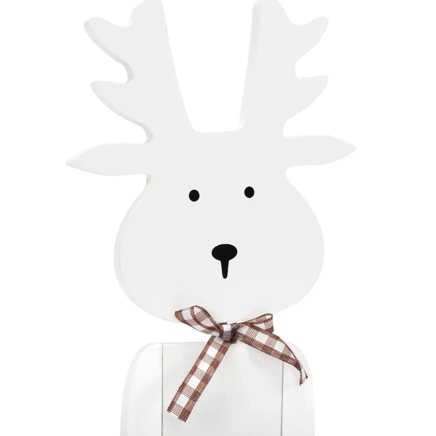 Tutumi Kerstdecoratie Rendier 301036 Wit 35x12x35cm