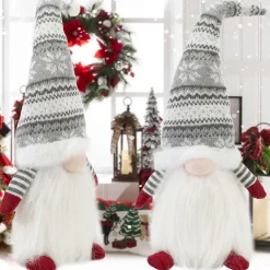 Tutumi Kerstkabouter 22623 Grijs 48x15x48cm