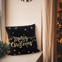 Tutumi Kerst Kussensloop Bc25 45x45 Zwart