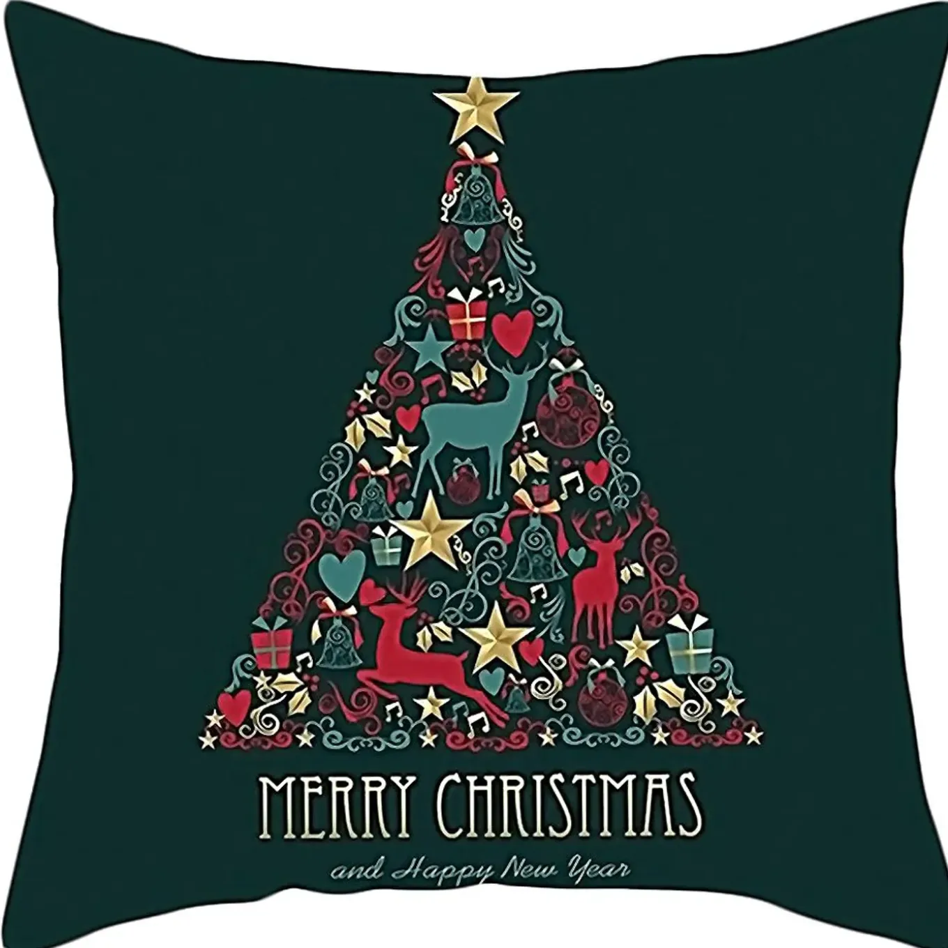 Tutumi Kerst Kussensloop 3d 36 "n" 45x45 Groente