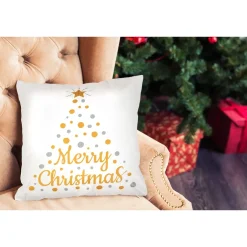 Tutumi Kerst Kussensloop 3d 31 "n" 45x45 Wit