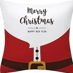 Tutumi Kerst Kussensloop 3d 26 45x45 Rood