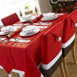 Tutumi Oude Kerststoelhoes 380667a 6st. Rood 58x52x58cm