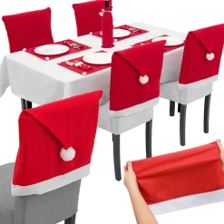 Tutumi Oude Kerststoelhoes 380667 2st. Rood 58x52x58cm