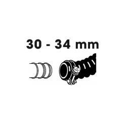 Ubbink slangklemmen spiraalslang verzinkt Ø30-34mm