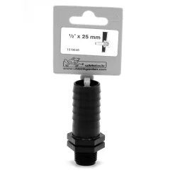 Ubbink slangpilaar + uitwendig 1/2" schroefdraad Ø25mm