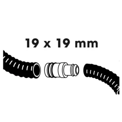 Ubbink slangverbinder Ø19 (¾