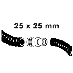 Ubbink slangverbinder (1") Ø25xØ25mm