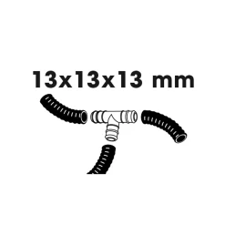 Ubbink T-stuk (½'') Ø13xØ13xØ13mm