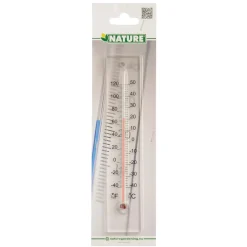 Nature Ubbink wandthermometer van plexiglas 21x4x0,8cm