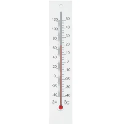 Nature Ubbink wandthermometer van plexiglas 21x4x0,8cm