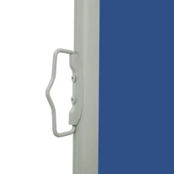 Helloshop26 Uitschuifbaar Zijscherm/privacyscherm Voor Terras Tuin Balkon 100 X 300 Cm Blauw