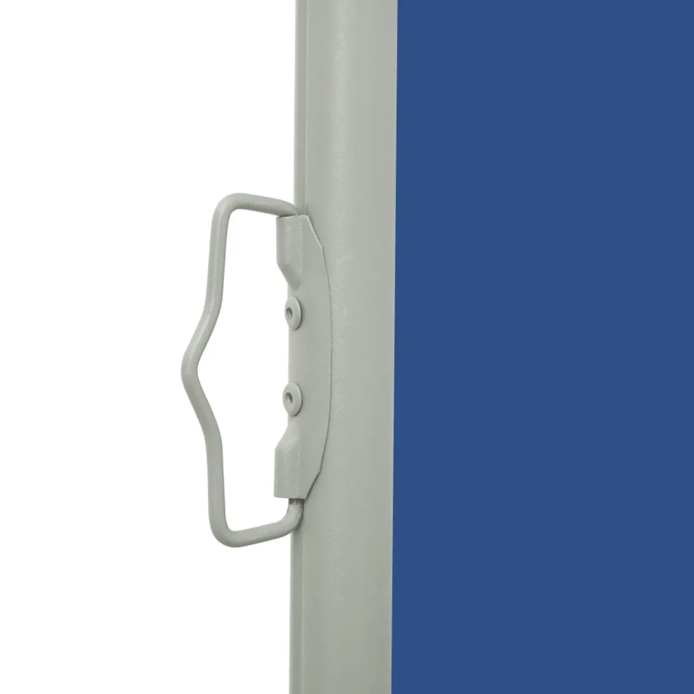 Helloshop26 Uitschuifbaar Zijscherm/privacyscherm Voor Terras Tuin Balkon 100 X 300 Cm Blauw