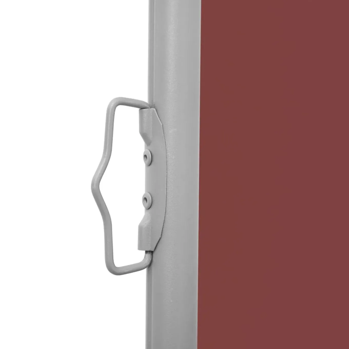 Helloshop26 Uitschuifbaar Zijscherm/privacyscherm Voor Terras Tuin Balkon 100 X 600 Cm Rood