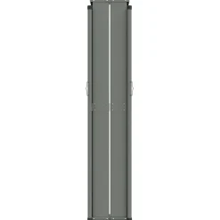 Uitschuifbaar Zijscherm/privacyscherm Voor Terras Tuin Balkon 200 X 600 Cm Zwart Helloshop26