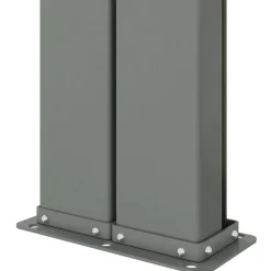Uitschuifbaar Zijscherm/privacyscherm Voor Terras Tuin Balkon 200 X 600 Cm Zwart Helloshop26