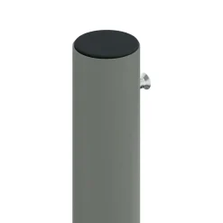Helloshop26 Uitschuifbaar Zijscherm/privacyscherm Voor Terras Tuin Balkon 200 X 1000 Cm Antraciet