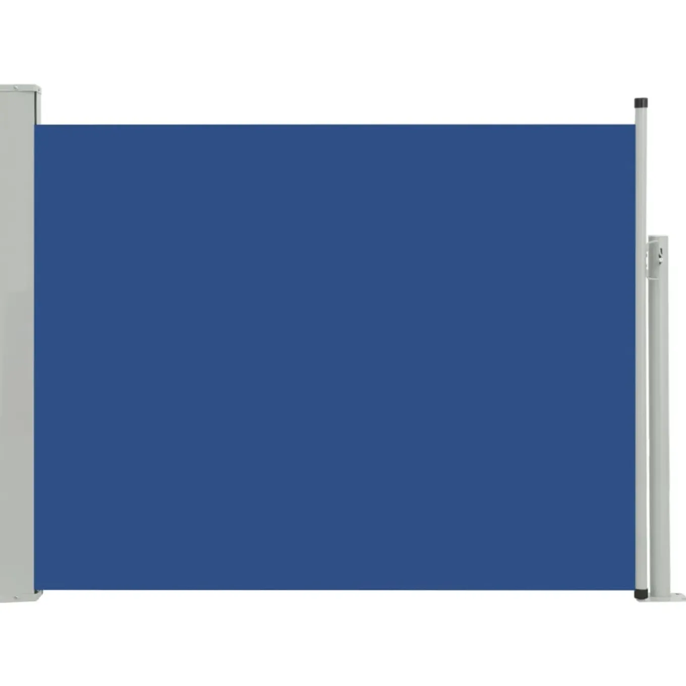 Uitschuifbaar Zijscherm/privacyscherm Voor Terras Tuin Balkon 140 X 500 Cm Blauw Helloshop26