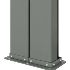 Uitschuifbaar Zijscherm/privacyscherm Voor Terras Tuin Balkon 220 X 1000 Cm Antraciet Helloshop26