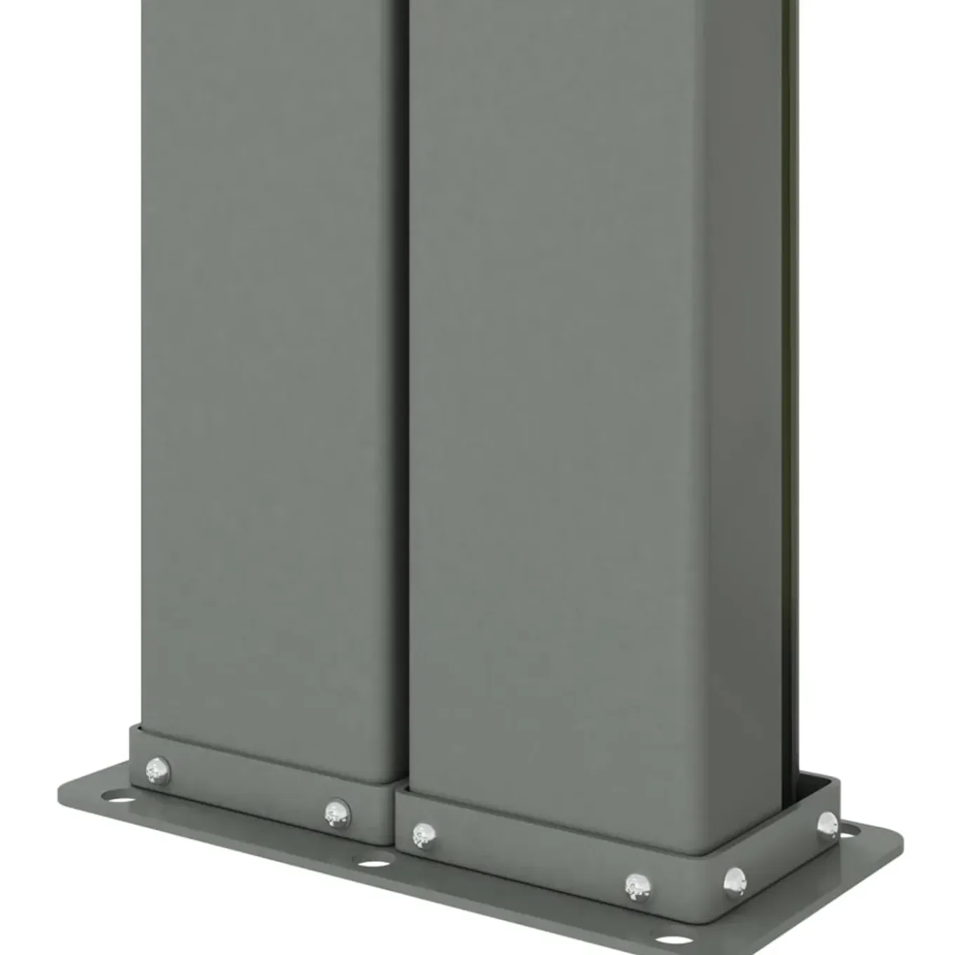 Uitschuifbaar Zijscherm/privacyscherm Voor Terras Tuin Balkon 220 X 1000 Cm Antraciet Helloshop26