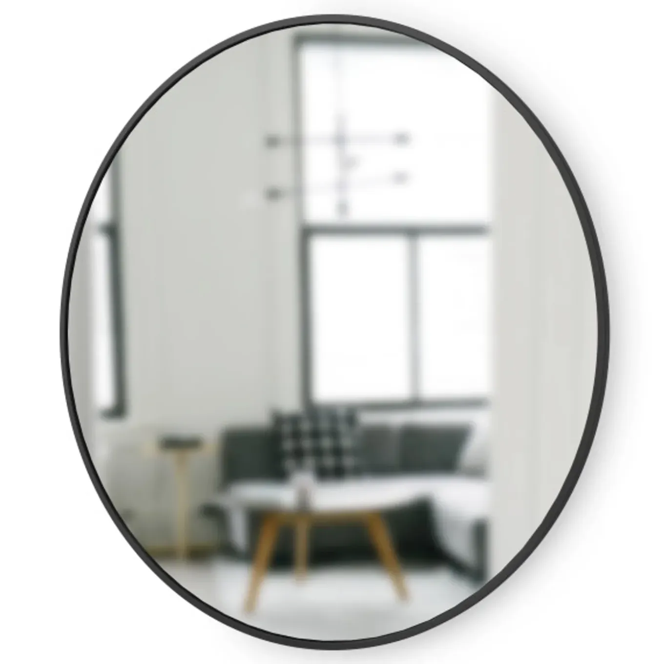 Umbra Hub Decoratieve Ronde Muurspiegel