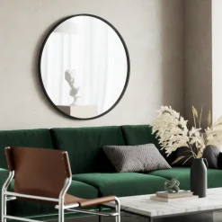 Umbra Hub Decoratieve Ronde Muurspiegel