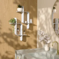 Umbra Montage Metalen Wandplank, Set Van 2