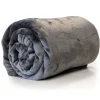 Unique Living - Enzo plaid 130x180cm Dark Grey