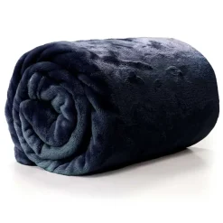 Unique Living - Enzo plaid 130x180cm dark blue