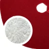 Unique Living Kerstboomrok Met Knoopjes - Rood - D90 Cm - Polyester