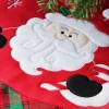 Unique Living Kerstboomrok - Rood/groen - D90 Cm - Polyester