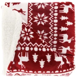 Unique Living - Plaid Yael - 150x200cm - Red