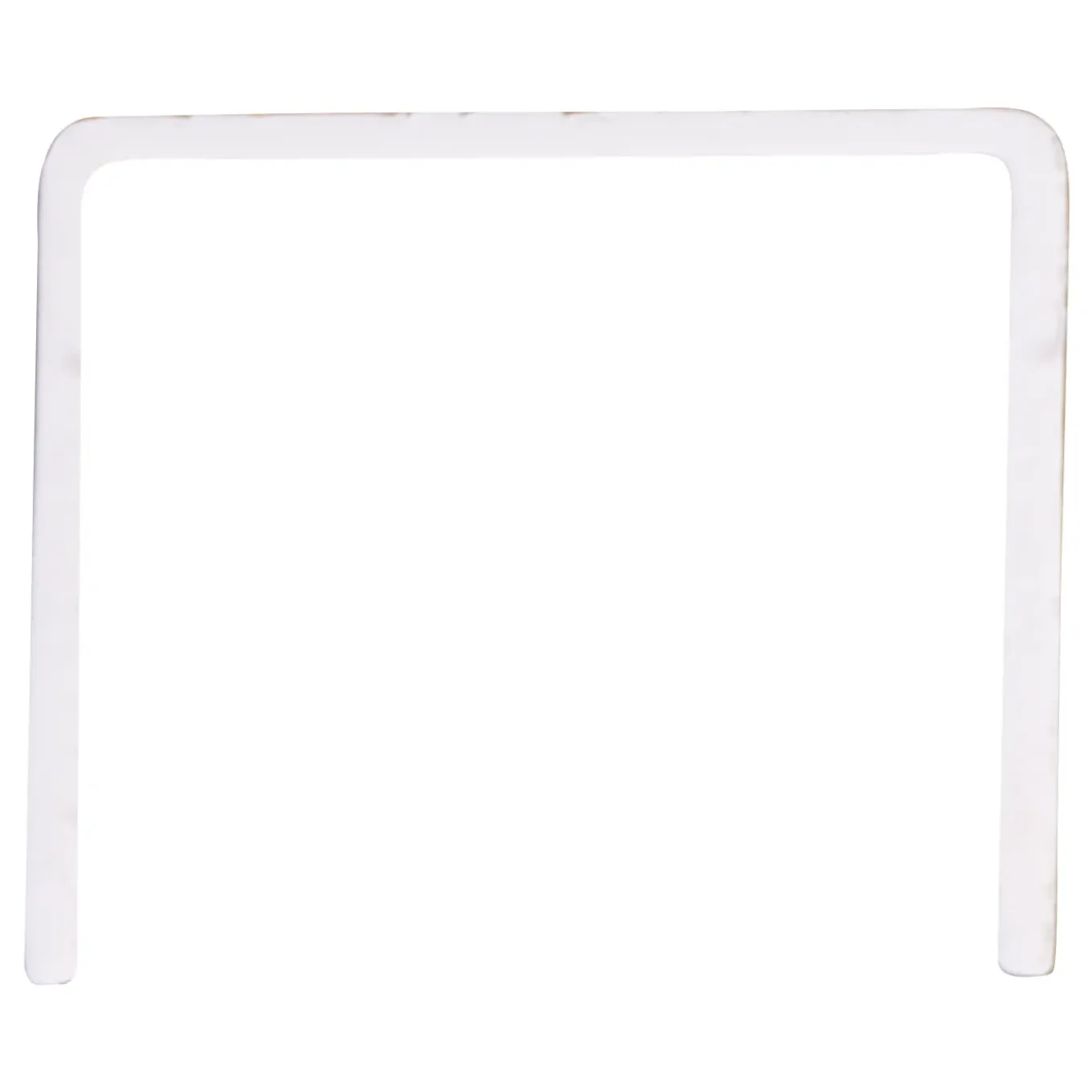 U-profiel - PVC wit - 15x18mm 2,6m