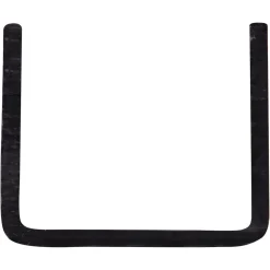 Overig U-profiel - PVC zwart - 18x21mm 2,6m
