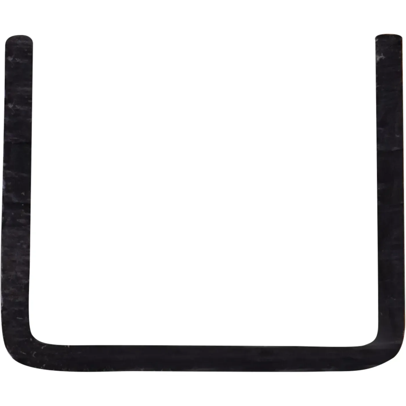 Overig U-profiel - PVC zwart - 18x21mm 2,6m