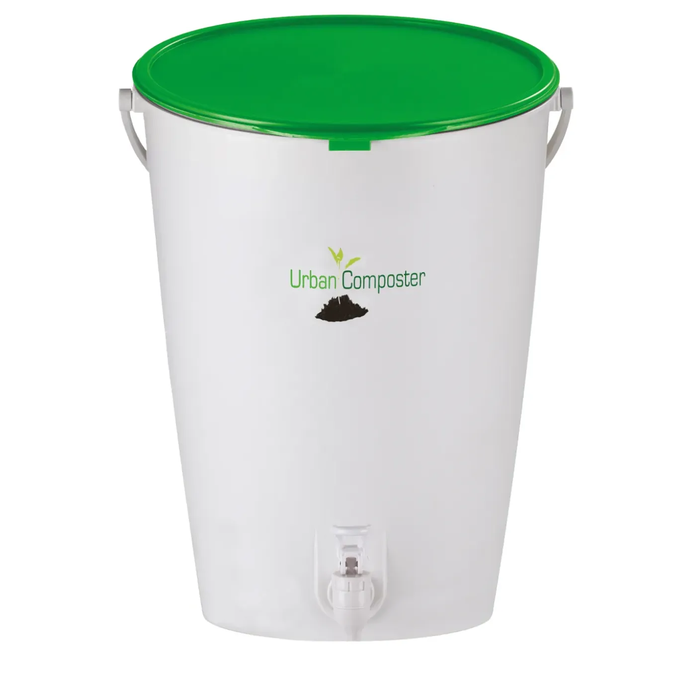 Urban Compostbak 15 L, Groen - Incl. Deksel En Kompostspray - Garantia