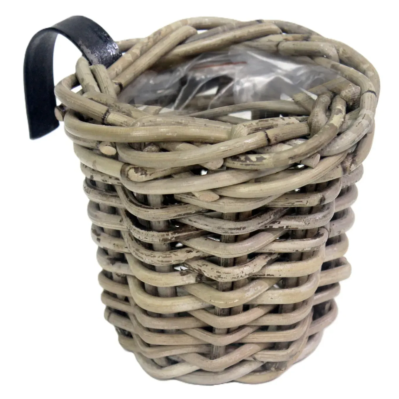 Van Der Leeden Balkonmand - Rond - Rotan Gevlochten - D15 Cm